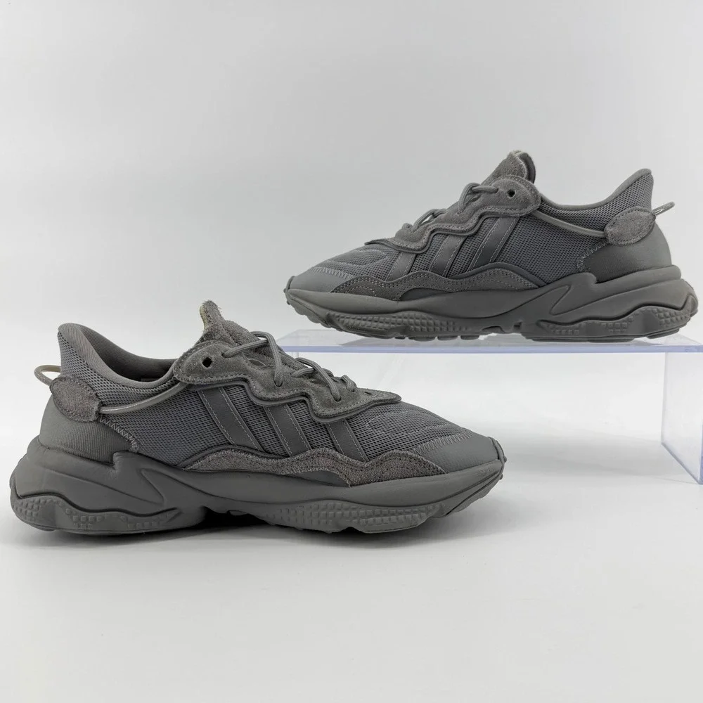 Adidas Ozweego Kids 6.5 (8 Women's) Grey Chunky Retro‎ Athletic Sneakers Shoes